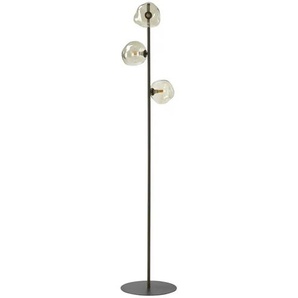 Stehleuchte - schwarz - Materialmix - 115 cm - 30.0 | Möbel Kraft