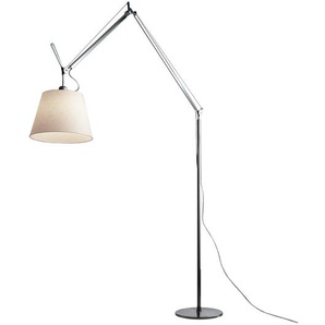 Stehleuchte Tolomeo Mega Artemide Aluminium grau, Designer de Lucchi & Fassina, 327xmax. 186 cm