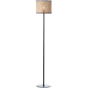 Stehleuchte Wiley 30 x 154 x 30cm Braun Material: Holzwerkstoff, Metall Metallart: Eisen Oberfläche Holz: Naturbelassen Oberfläche Metall: