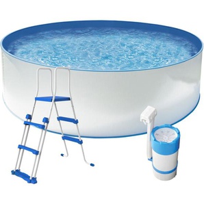 Steinbach - Stahlwandpool New Splasher Secure ø 350 x 90 cm Set