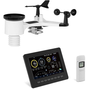 Steinberg Systems - WiFi Wetterstation Funkwetterstation Außenstation Innensensor lcd Display 7 Zoll