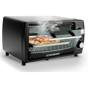Steinborg - Minibackofen 10 Liter Ober- / Unterhitze 60 Minuten Timer stufenlose Temperatur-Einstellung Krümmelschublade 1000 Watt