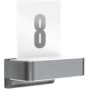 Steinel AUßENWANDLEUCHTE, Anthrazit, Metall, Kunststoff, rechteckig,rechteckig, 14.5x26 cm, Bewegungsmelder, Dämmerungssensor, Lampen & Leuchten, Aussenbeleuchtung, Aussenwandleuchten Mit Bewegungsmelder