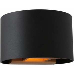 Steinhauer - Wandlampe Muro - Schwarz - 3364ZW - Gold & Schwarz