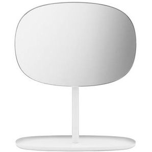 Stellspiegel Flip metall weiß / Ablage - Normann Copenhagen - Weiß