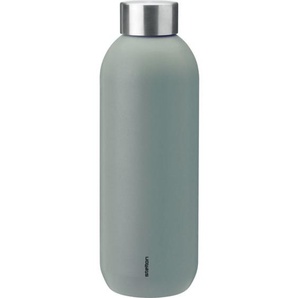 stelton Keep Cool Isolierflasche - dusty green - 7,5x7,5x22 cm - 600 ml