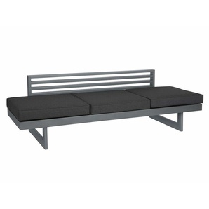 Stern Möbel Bank/Liege Holly grau, Designer Doser & Zimprich, 68x216x80 cm