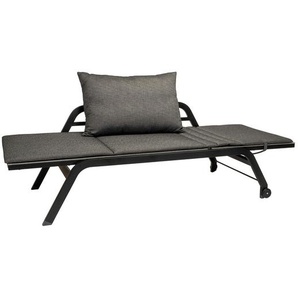 Stern Möbel Liege/Bank Novi schwarz, Designer Winkelbauer und Guber, 65x79 cm