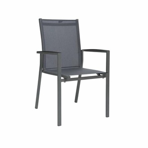 Stern New Levanto Stapelsessel - Gestell Alu anthrazit | Sitz Textil karbon 417184