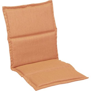 Stern Sesselauflage, Orange, Textil, Füllung: Schaumstoff, Fleece, 115x50 cm, für den Außenbereich geeignet, Outdoor-Kissen, Sesselauflagen