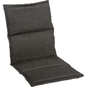 Stern Sesselauflage, Schwarz, Textil, Füllung: Schaumstoff, Fleece, 115x50 cm, für den Außenbereich geeignet, Outdoor-Kissen, Sesselauflagen