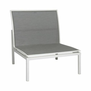 Stern Skelby Lounge Mittelelement, Aluminium weiß 418474