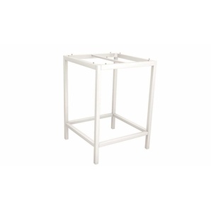 Stern Stehtischgestell Aluminium - Weiß