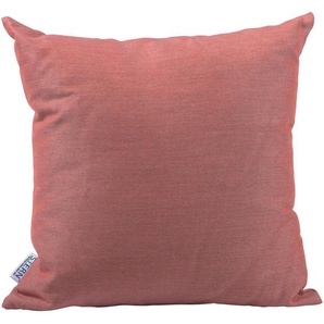 Stern Zierkissen, Koralle, Textil, Raute, Füllung: Schaumstoff, Vlies, quadratisch, 45 cm, pflegeleicht, für den Außenbereich geeignet, Outdoor-Kissen, Outdoor-Dekokissen