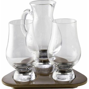 Stölzle Whiskyglas Glencairn Glass, Kristallglas, 2 Gläser, 1 Krug auf Tablett