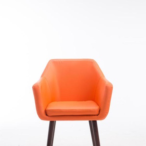 Stoilan Dining Chair - Modern - Orange - Wood - 61 cm x 57,5 cm x 88 cm