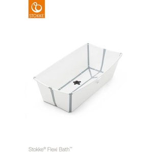 Stokke Faltbare Flexi Bath™ , Grau, Weiß , Kunststoff , 41x24 cm , BPA-frei , Baden & Wickeln, Babywannen
