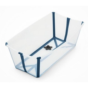 Stokke Faltbare Flexi Bath™ , Blau, Transparent , Kunststoff , 35x24 cm , Baden & Wickeln, Babywannen