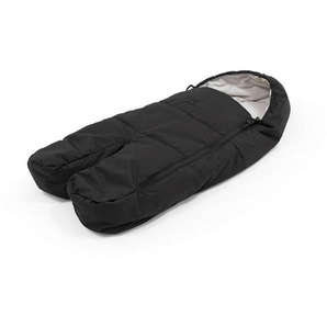 Stokke FUßSACK Xplory X, Schwarz, Textil, Füllung: Polyester, 45 cm, wasserabweisend, Winterfußsack, Gurtschlitze, Kinderwagen, Kinderwagenzubehör