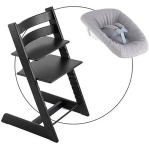 Stokke® Tripp Trapp® Bundle Treppenhochstuhl Eiche inkl. Newbornset Light Grey 7918186