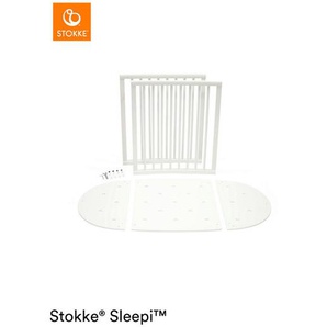 Stokke Umbauseiten, Natur, Weiß, Holz, Buche, massiv, 74 cm, Babymöbel, Babybetten