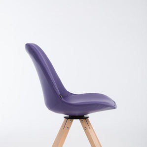 Stokkosen Dining Chair - Modern - Purple - Wood - 48 cm x 56 cm x 84 cm