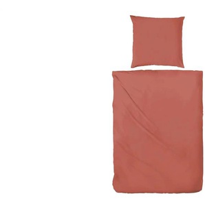 Stone-Washed Bettwäsche - rot - Materialmix - 135 cm - 1 cm | Möbel Kraft