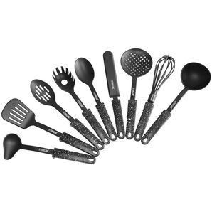 Kochbesteck-Set STONELINE Kochbesteck-Sets schwarz Kochbesteck Kunststoff, mit Stütze