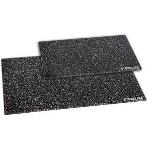 Stoneline Schneidebrett-Set, Glas, 2-teilig, Küchenzubehör, Schneidebretter