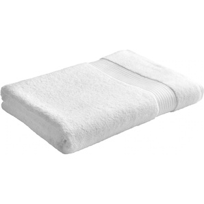 Strandtuch CHRISTY Supreme Handtücher (Packung) Gr. B/L: 100 cm x 180 cm (2 St.), weiß (white) Strandtücher Premium Handtuch in Luxusqualität, 650gm², 100 x 180, 2er Set