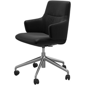 Stressless Bürodrehstuhl  Mint Office ¦ schwarz ¦ Maße (cm): B: 72 H: 87 T: 72