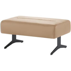 Stressless Hocker aus Leder  Stella ¦ beige ¦ Maße (cm): B: 90 H: 44 T: 57.0