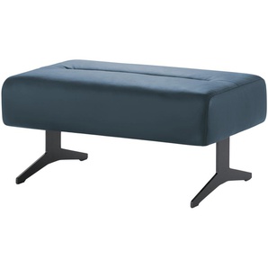 Stressless Hocker aus Leder  Stella ¦ blau ¦ Maße (cm): B: 90 H: 44 T: 57.0