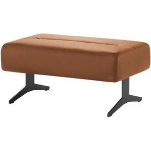 Stressless Hocker aus Leder Stella ¦ braun ¦ Maße (cm): B: 90 H: 44 T: 57.0