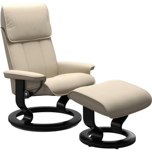 Stressless® Fußhocker Admiral, mit Classic Base, Gestell Schwarz