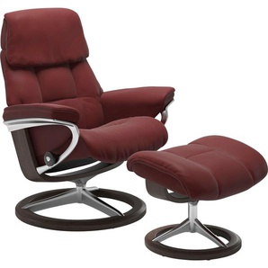Stressless® Hocker Ruby, mit Signature Base, Gestell Eiche, Wenge, Braun & Schwarz