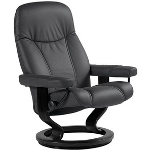 Stressless Relaxsessel Consul , Schwarz , Leder , Echtleder , Rindleder , Buche , Schichtholz , 76x100x71 cm , Lederauswahl, Stoffauswahl, Relaxfunktion , Wohnzimmer, Sessel, Relaxsessel