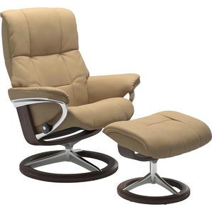 Relaxsessel STRESSLESS Mayfair Sessel Gr. Leder PALOMA, Signature Base Wenge, Relaxfunktion-Drehfunktion-Plus™System-Gleitsystem-BalanceAdapt™, B/H/T: 79 cm x 102 cm x 44 cm, beige (sand paloma) Lesesessel und Relaxsessel