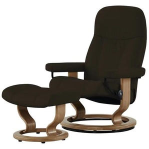 Stressless Relaxsessel mit Hocker Consul - braun - Materialmix - 76 cm - 100 cm - cm 71,0 | Möbel Kraft