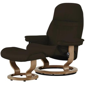 Stressless Relaxsessel mit Hocker Leder Sunrise - braun - Materialmix - 79 cm - 103 cm - cm 73,0 | Möbel Kraft