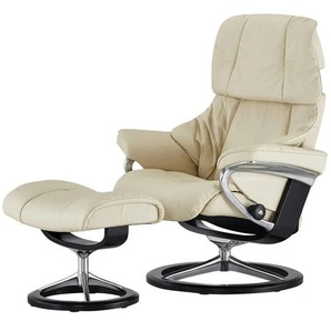 Stressless Relaxsessel mit Hocker Reno - creme - Materialmix - 79 cm - 109 cm - cm 75,0 | Möbel Kraft
