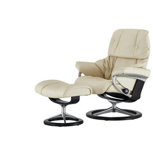 Stressless Relaxsessel mit Hocker Reno - creme - Materialmix - 92 cm - 110 cm - cm 80,0 | Möbel Kraft