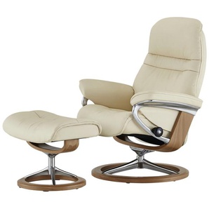 Stressless Relaxsessel mit Hocker  Sunrise L ¦ creme ¦ Maße (cm): B: 92 H: 105 T: 80