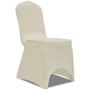 Stretch-Stuhlhussen 100 Stk. Creme