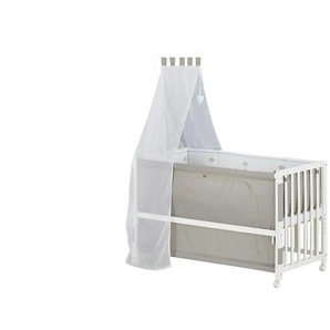 Stubenbett Eli Elefant - weiß - Materialmix - 66 cm - 79,5 cm | Möbel Kraft