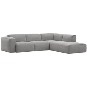 Studio Copenhagen Ecksofa Hudson IX Hellgrau Webstoff 292x71x231 cm (BxHxT) Skandi