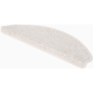 Stufenmatte ANDIAMO Leo Teppiche Gr. B/L: 28 cm x 65 cm, 6 mm, 15 St., beige Stufenmatten grobe melierte Schlinge, 15 Stück in einem Set