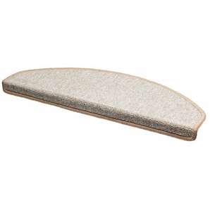 Stufenmatte ANDIAMO Rambo Teppiche Gr. B/L: 65 cm x 28 cm, 4 mm, 15 St., beige Stufenmatten melierte Schlinge, 15 Stück in einem Set