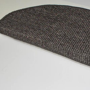 Stufenmatte DEKOWE Mara S2 Teppiche Gr. B/L: 25 cm x 65 cm, 5 mm, 15 St., schwarz (schwarz, meliert) Stufenmatten 100% Sisal, große Farbauswahl, selbstklebend, auch als Set 15 Stück