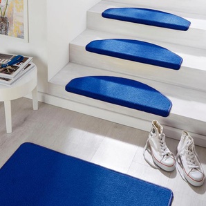 Stufenmatte HANSE HOME Fancy Teppiche Gr. B/L: 23 cm x 65 cm, 7 mm, 15 St., blau Stufenmatten